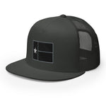 Black Texas Flag 5-Panel Trucker Cap (new!)