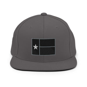 Black Texas Flag Snapback Hat (new!)