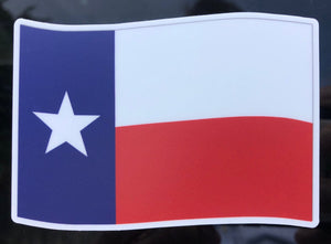 Texas flag window sticker